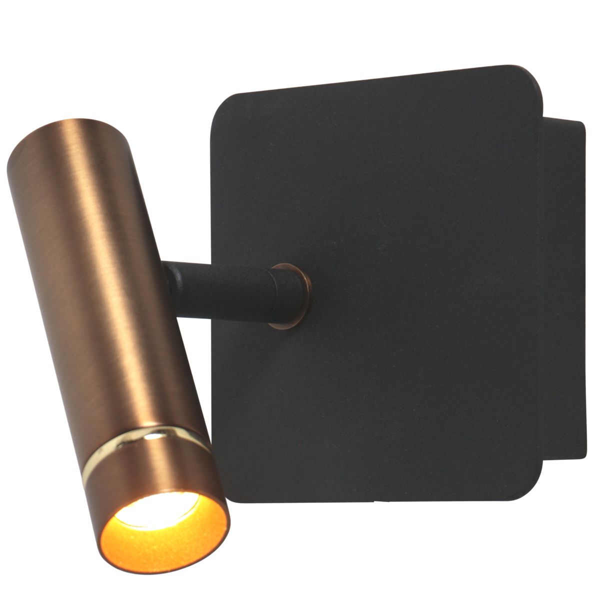 Wandlamp | Lumo | ingebouwde vervangbare LED module | modern | brons - Afbeelding 2