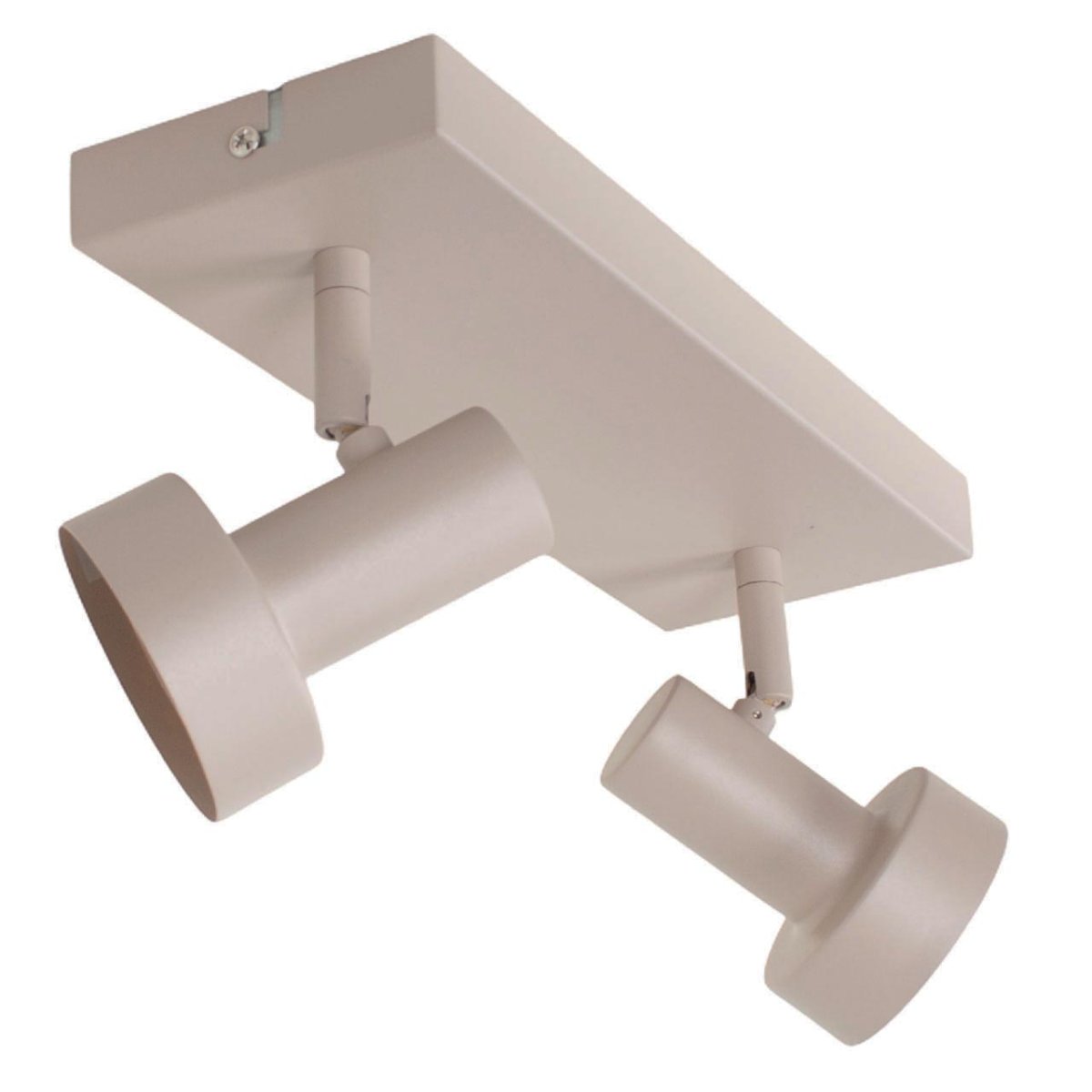 Zand / beige plafondspot 2 lichts Lunata