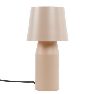 Zandkleurige tafellamp Aron | Scandinavisch / minimalistisch